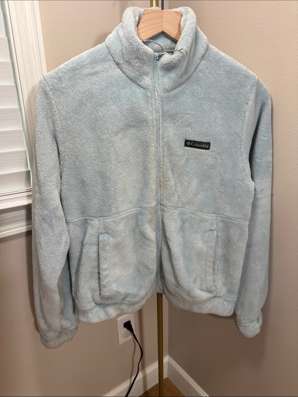 Columbia Kids Light Blue Fleece Full-Zip Jacket